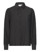 Ihkarlani Sh2 Tops Shirts Long-sleeved Black ICHI