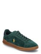 Heritage Court Ii Suede Sneaker Low-top Sneakers Green Polo Ralph Laur...