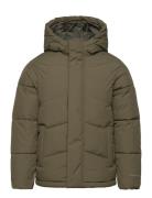 Jjworld Puffer Jacket Jnr Foret Jakke Green Jack & J S