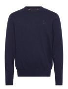 Pima Org Ctn Cashmere Crew Neck Tops Knitwear Round Necks Navy Tommy H...