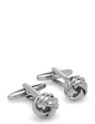 Cufflinks Manchetknapper Silver Lindbergh Black