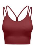 Onpfrion-2-Free Seam Bra Lingerie Bras & Tops Sports Bras - All Burgun...