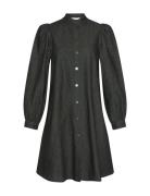 Mschelena Shirt Dress Kort Kjole Black MSCH Copenhagen