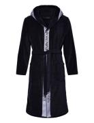 Men's Woven Bathrobe Morgenkåbe Badekåbe Navy Emporio Armani