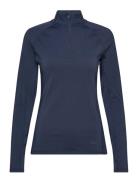 Borg Midlayer Sport Sweatshirts & Hoodies Fleeces & Midlayers Navy Bjö...