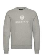 Belstaff Signature Crewneck Sweatshirt Tile Green Designers Sweatshirt...