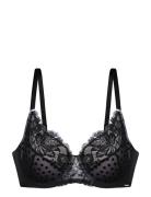 Yasmine Demi Lingerie Bras & Tops Wired Bras Black Dorina