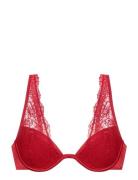 Alexa Plunge Lingerie Bras & Tops Wired Bras Red Dorina