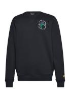 Thistle Flora Printed Crew Neck Sweatshirt Tops Sweatshirts & Hoodies ...