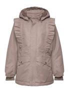 Jacket W. Frills Outerwear Jackets & Coats Winter Jackets Pink En Fant