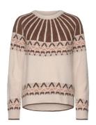 Frisabella Pu 4 Tops Knitwear Jumpers Beige Fransa