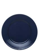 Swedish Grace Plate Flat 27Cm Home Tableware Plates Blue Rörstrand