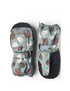 Baby Zip Long Accessories Gloves & Mittens Gloves Multi/patterned Hest...