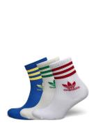 3 Stripes Crew Sock 3 Pair Pack Sport Socks Regular Socks Multi/patter...