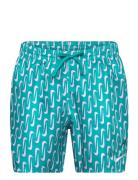 Nike 5" Volley Short Swoosh Link Badeshorts Green NIKE SWIM