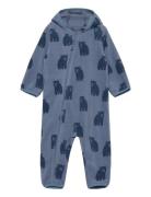 Overall Fleece Outerwear Fleece Outerwear Fleece Suits Blue Lindex