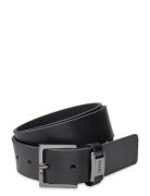 Giove-Mplate_Sz35 Accessories Belts Classic Belts Black HUGO