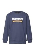 Hmltukas Sweatshirt Sport Sweatshirts & Hoodies Sweatshirts Blue Humme...