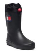 Toggle Drawstring Tommy Hilfiger Rain Boots Shoes Rubberboots High Rub...