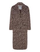 Fidelisz Coat Uldfrakke Frakke Brown Saint Tropez