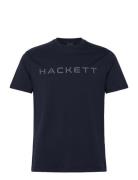 Essential Tee Tops T-Kortærmet Skjorte Navy Hackett London