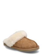 Rhbrisbane Shearling Reversed Slipp Slippers Hjemmesko Brown Rosemunde