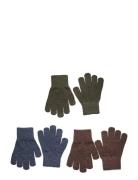 Magic Gloves 3 Pack Accessories Gloves & Mittens Mittens Navy Mikk-lin...