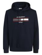 Jjsouth Sweat Hood Tops Sweatshirts & Hoodies Hoodies Navy Jack & J S