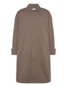 Mateo Coat 3.0 Tynd Frakke Brown Les Deux