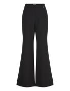 Puck Trousers Bottoms Trousers Flared Black Fabienne Chapot