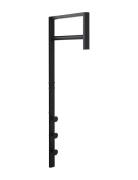 Isel - Clothes Rack, Metal, Black Home Furniture Coat Hooks & Racks Bl...