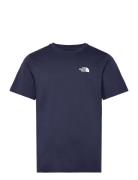 M Ss Simple Dome Tee Sport T-Kortærmet Skjorte Navy The North Face