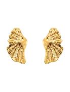 Feather Earring Ørestickere Smykker Gold By Jolima