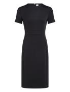 Neoprene Scuba Colorblock Dress Kort Kjole Black Calvin Klein