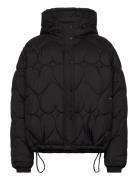 Prisca Short Puffer Foret Jakke Black Fabienne Chapot