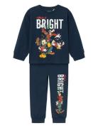 Nmmsilva Mickey Ls Nightset Wdi Pyjamassæt Navy Name It