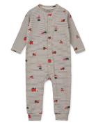 Birk Printed Pyjamas Jumpsuit Pyjamas Sie Jumpsuit Multi/patterned Lie...