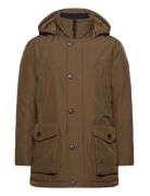 Osiass Parka Jakke Brown BOSS