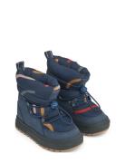 Zoey Snowboot Vinterstøvler Pull On Navy Liewood