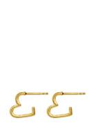 Laia Petite Earrings Ørestickere Smykker Gold Maanesten