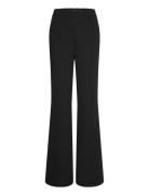 Wideleg Suit Trousers Bottoms Trousers Wide Leg Black Mango