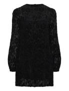 Dablon Lace Black Mini Dress Kort Kjole Black ALOHAS