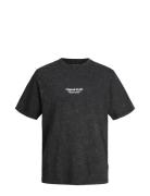 Jorvesterbro Wash Tee Ss Crew Neck Jnr Tops T-Kortærmet Skjorte Black ...