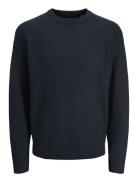 Jorollie Knit Crew Neck Jnr Tops Knitwear Pullovers Navy Jack & J S