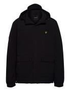 Hooded Pocket Jacket Parka Jakke Black Lyle & Scott