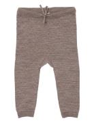 Merino Pants W. Hole Pattern Bottoms Sweatpants Beige Copenhagen Color...