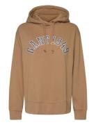 Gant 1949 Arch Hoodie Tops Sweatshirts & Hoodies Hoodies Beige GANT