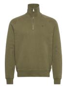 Maryon Half Zip Washed Sweatshirt Designers Sweatshirts & Hoodies Swea...