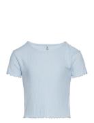 Kognella S/S O-Neck Top Noos Jrs Tops T-Kortærmet Skjorte Blue Kids On...