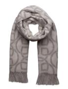 G Pattern Wool Scarf Accessories Scarves Winter Scarves Cream GANT